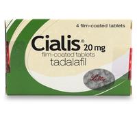 Cialis Tadalafil 20mg 4 Tablets