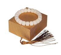 ciAmore Natural Bodhi Seeds Beaded Bracelets, Fidget Toy for Effectively Alleviate Anxiety Stress, Protection Healing Bodhi Bracelet, Addictive Fidget Toy Bracelet for Women Men with Gift Box, L