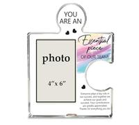 CIANMGD Team Appreciation Gifts for Coworkers Employees, Best Team Ever Gifts, Thank You Gift for Colleagues Employees, Teamwork Gift, Acrylic Puzzle Picture Frame, 4 x 6 Inch Photo