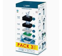 CIANO, Aquarium Consumables - Replacement Filter Cartridges for Aquarium Filter - Pack 3 Months, Size XL - Crystal Water for Fish, Impurity-Free and Odourless - Effective Cleaning