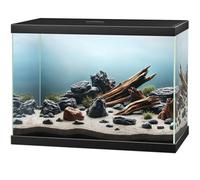 Ciano Aqua 15 Aquarium Black White 13 Litre Starter Fish Tank Filter And Lid Black