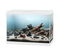 Ciano Aqua 15 Aquarium Black White 13 Litre Starter Fish Tank Filter And Lid White