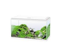Aquarium 60 - CIANO - 58 L + Filtre + LED + Chauffage + Consommables - Blanc