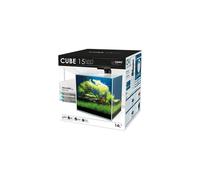 Ciano Cube Glass Aquarium Includes LED Lights & Filter (Cube 15 (14 Litres))