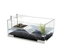 (Tartarium 40 - White) Ciano Tartariums 40 60 80 Turtle Tank Terrarium Aquarium Ramp Terrapin Stand