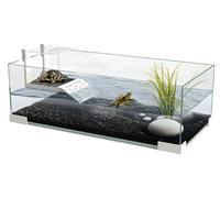 (Tartarium 60 - White) Ciano Tartariums 40 60 80 Turtle Tank Terrarium Aquarium Ramp Terrapin Stand