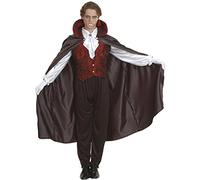 Ciao 16175 costume for adults, men, black, red, size XL