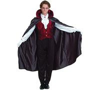 Ciao 16175.XL Vampiro Adult Costume (Taglia vampire, Solid, Nero, Rosso