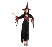 Ciao 16227 Witch Disguise, Red, One Size