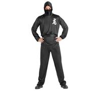 Ciao 62120 Black Ninja Costume Fancy Dress Adult Disguise, Standard Size