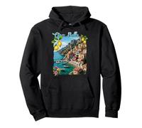 Ciao a Bella Italy Amalfi Coast Positano Mediterranean Pullover Hoodie