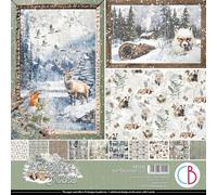 Ciao Bella 12" x 12" Patterns Paper Pad - 190gsm Cardstock (Forest Tales)