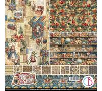 Ciao Bella 12" x 12" Patterns Paper Pad - 190gsm Cardstock (Toy Shop)