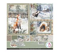Ciao Bella 8" x 8" Paper Pad - 190gsm Double Sided Cardstock (Forest Tales)