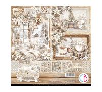 Ciao Bella 8" x 8" Paper Pad - 190gsm Double Sided Cardstock (Winter Season)