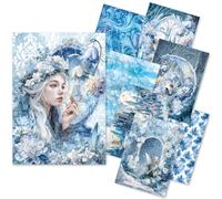 Ciao Bella A5 Rice Paper Art Set - 8 Sheets Rice Paper (Frozen)