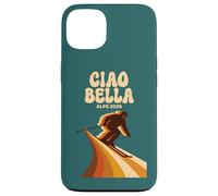 Ciao Bella Alps 2026 Vintage Style Skiing Italy Case for iPhone 13