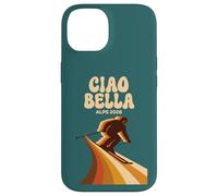 Ciao Bella Alps 2026 Vintage Style Skiing Italy Case for iPhone 14