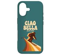 Ciao Bella Alps 2026 Vintage Style Skiing Italy Case for iPhone 17