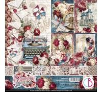Ciao Bella Bohemian Burgundy Paper Pad 12"x12"