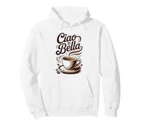 Ciao Bella Coffee Vintage Italian Aesthetic Art Pullover Hoodie
