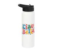 Ciao Bella Colorful Fun Stainless Steel Insulated Water Bottle