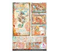 Ciao Bella Coral Reef A4 Creative Pad