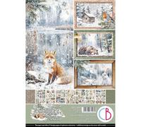 Ciao Bella Creative Paper Pad A4 9 Double Sided 190gsm Cardstock (Forest Tales)