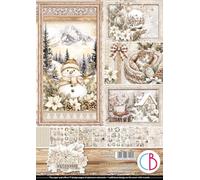 Ciao Bella Creative Paper Pad A4 9 Double Sided 190gsm Cardstock (Winter Season)
