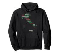 Ciao Bella Cute Italian Hello Goodbye Pullover Hoodie