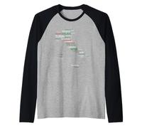 Ciao Bella Cute Italian Hello Goodbye Raglan Baseball Tee