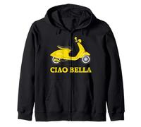Ciao Bella Cute Italian Hello Goodbye Zip Hoodie