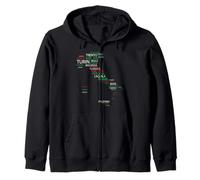 Ciao Bella Cute Italian Hello Goodbye Zip Hoodie