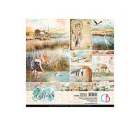 CIAO BELLA Delta Paper Pad 12 x 12, 12Pk, Assorted, One Size