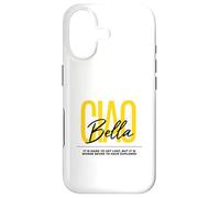 Ciao Bella Elegant Italian Saying Art Case for iPhone 17