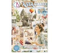 Ciao Bella Ephemera Book & Junk Journal A4 32/Pkg Asia Diary