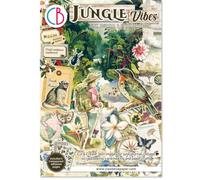 Ciao Bella Ephemera Book & Junk Journal - Jungle Vibes A4 32/Pkg