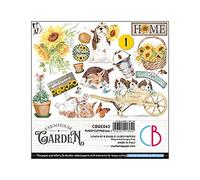 Ciao Bella Farmhouse Garden 6"x6" Fussy Cut Pad - 190gsm
