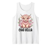 Ciao Bella Highland Cow Italian Tank Top