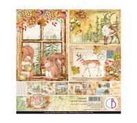 Ciao Bella Into The Wild 8"x8" Double Sided Paper Pad