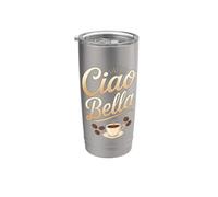 Ciao Bella Italian Coffee Lover Stainless Steel Insulated Tumbler