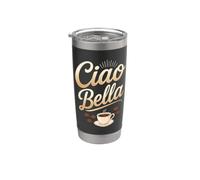 Ciao Bella Italian Coffee Lover Stainless Steel Insulated Tumbler