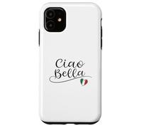 Ciao Bella Italian Flag Heart Italy Design Souvenir Case for iPhone 11