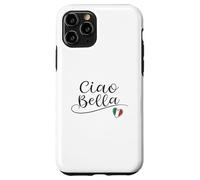 Ciao Bella Italian Flag Heart Italy Design Souvenir Case for iPhone 11 Pro