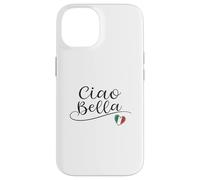 Ciao Bella Italian Flag Heart Italy Design Souvenir Case for iPhone 14