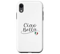 Ciao Bella Italian Flag Heart Italy Design Souvenir Case for iPhone XR