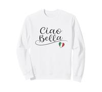 Ciao Bella Italian Flag Heart Italy Design Souvenir Sweatshirt