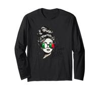 Ciao Bella Italian Flag Sunglasses Language Long Sleeve T-Shirt