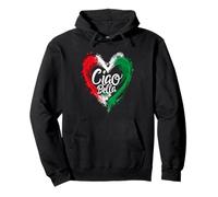 Ciao Bella Italian Style Heart Pullover Hoodie