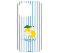 Ciao Bella Italian Summer Cute Lemons Amalfi Coast Case for iPhone 15 Pro